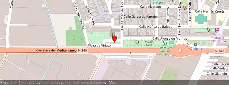 Mapa de Subasta de Inmueble (Finca rústica) en Motril, Granada 