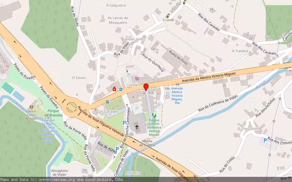 Mapa de Subasta Inmueble (Local comercial) en Santiago De Compostela, A Coruña