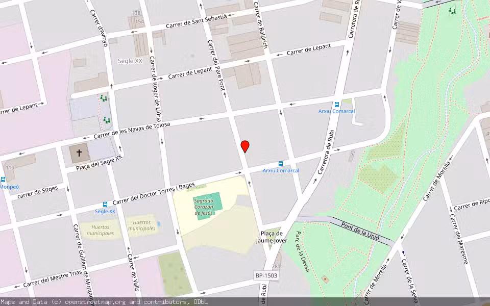 Mapa de Subasta Inmueble (Otros) en Terrassa, Barcelona
