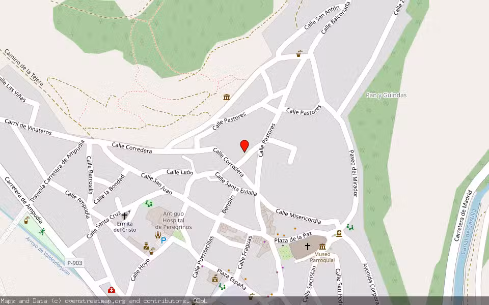 Mapa de Subasta Inmueble (Vivienda) en Dueñas, Palencia