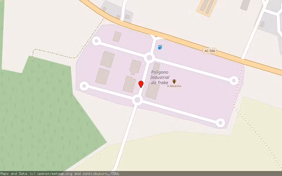 Mapa de Subasta Inmueble (Nave industrial) en Cedeira, A Coruña