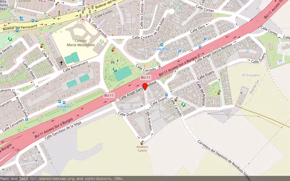 Mapa de Subasta Inmueble (Otros) en Burgos