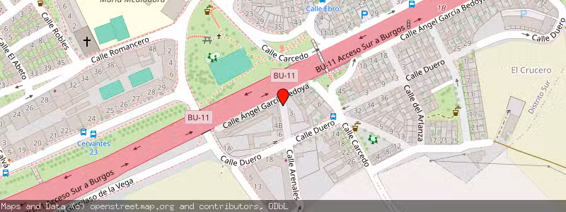 Mapa de Subasta de Inmueble (Otros) en Burgos, Burgos 