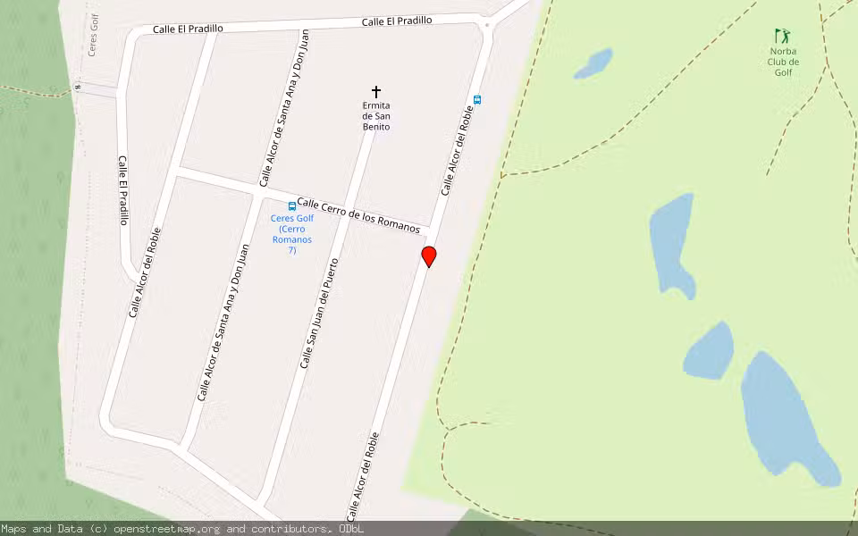 Mapa de Subasta Inmueble (Vivienda) en Caceres, Cáceres