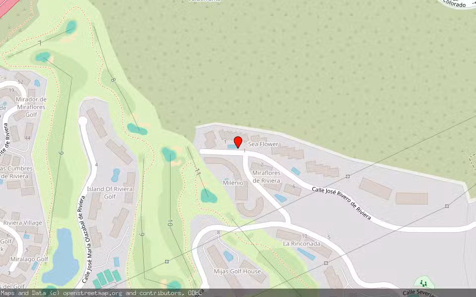 Mapa de Subasta Inmueble (Vivienda) en Mijas, Málaga