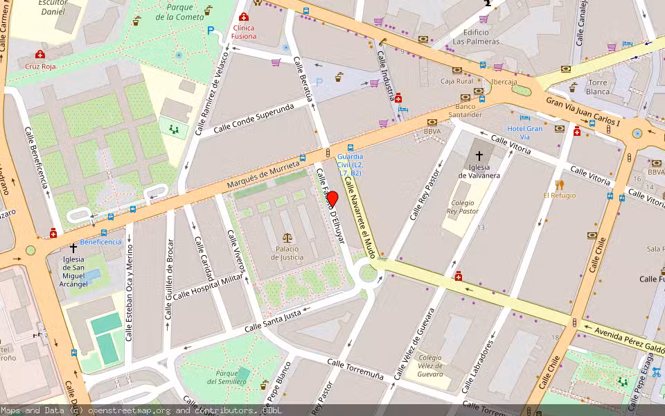 Mapa de Subasta Inmueble (Local comercial) en Logroño, La Rioja