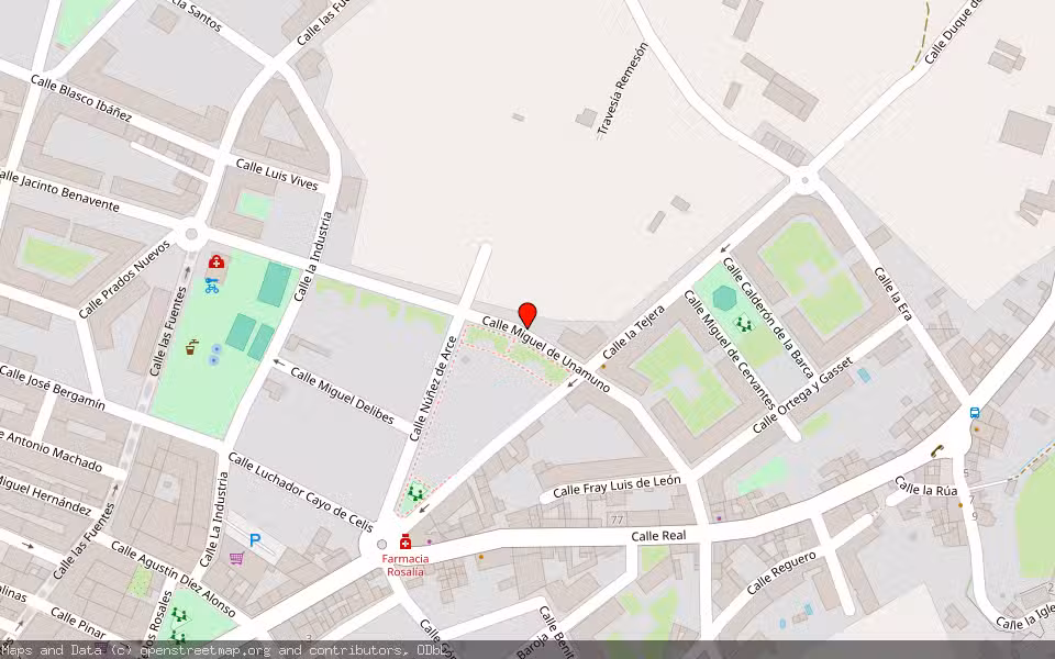 Mapa de Subasta Inmueble (Garaje) en Villaquilambre, León