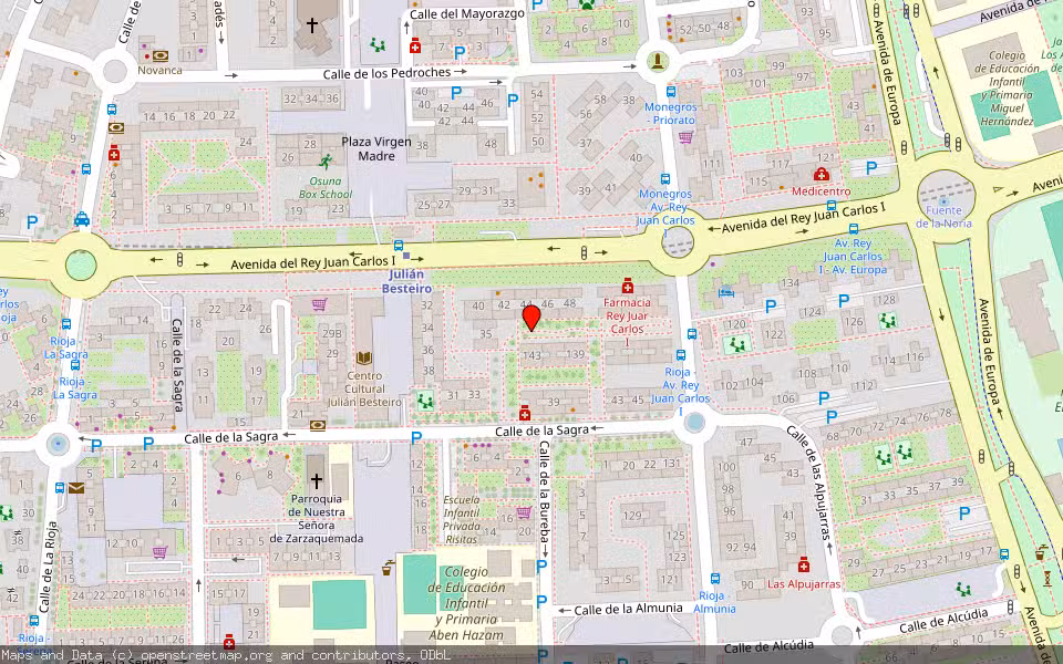 Mapa de Subasta Inmueble (Vivienda) en Leganés, Madrid
