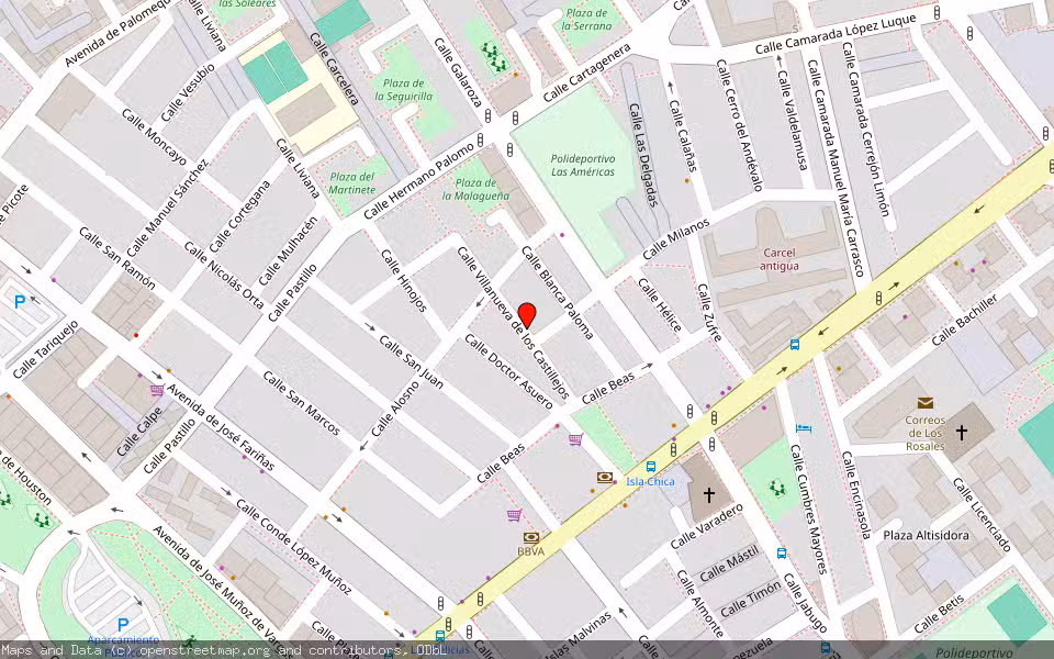 Mapa de Subasta Inmueble (Local comercial) en Huelva