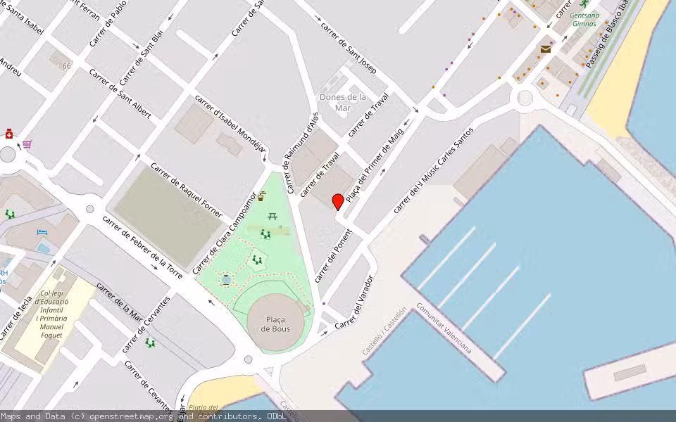 Mapa de Subasta Inmueble (Vivienda) en Vinaros, Castellón/Castelló