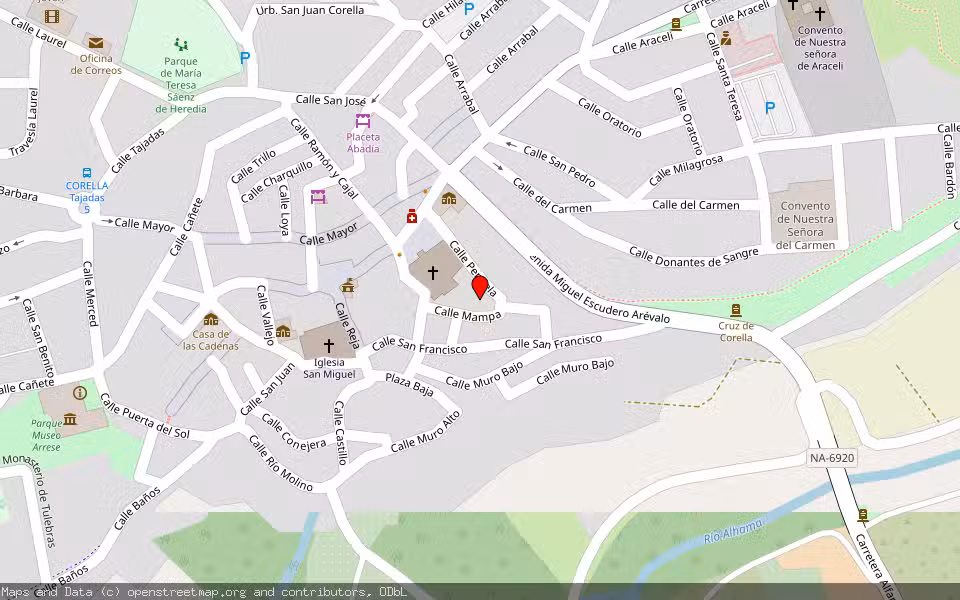 Mapa de Subasta Inmueble (Otros) en Corella, Navarra