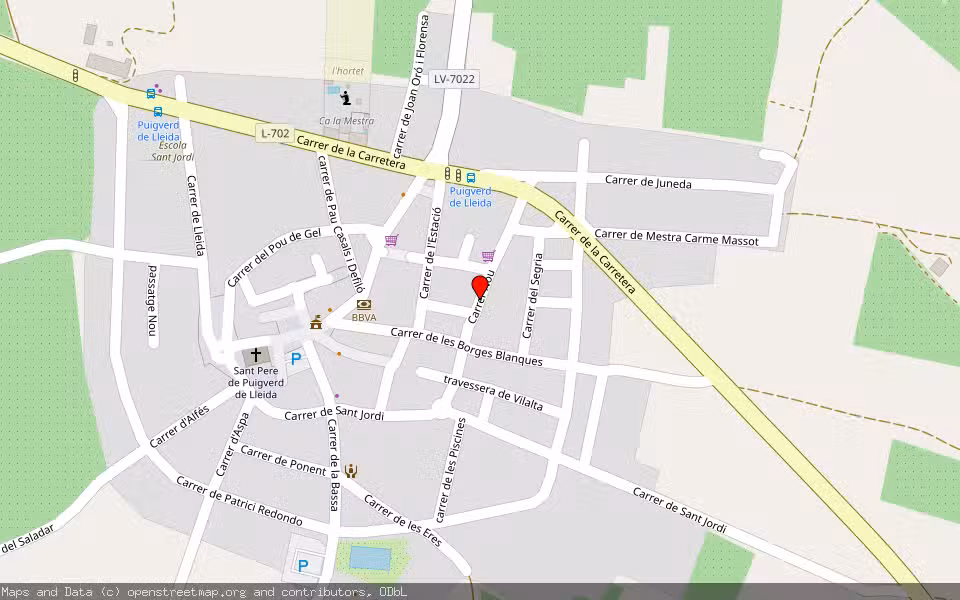Mapa de Subasta Inmueble (Vivienda) en Puigverd De Lleida, Lleida