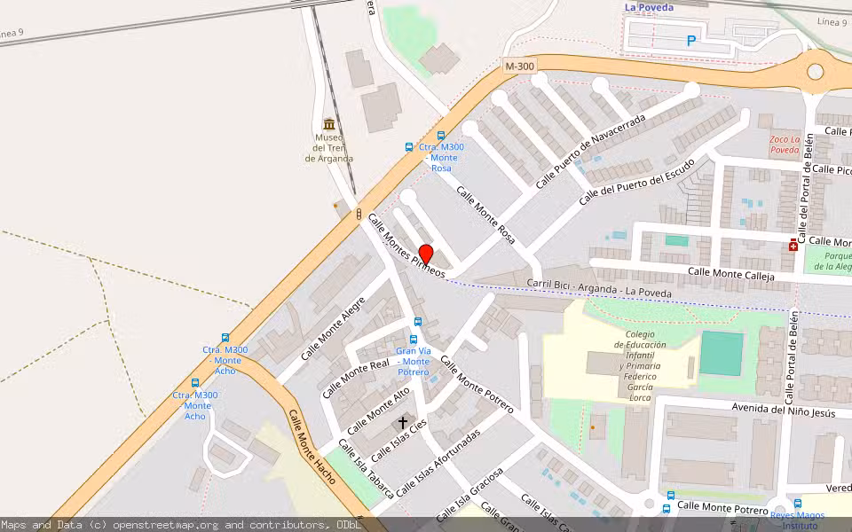 Mapa de Subasta Inmueble (Vivienda) en Arganda Del Rey, Madrid