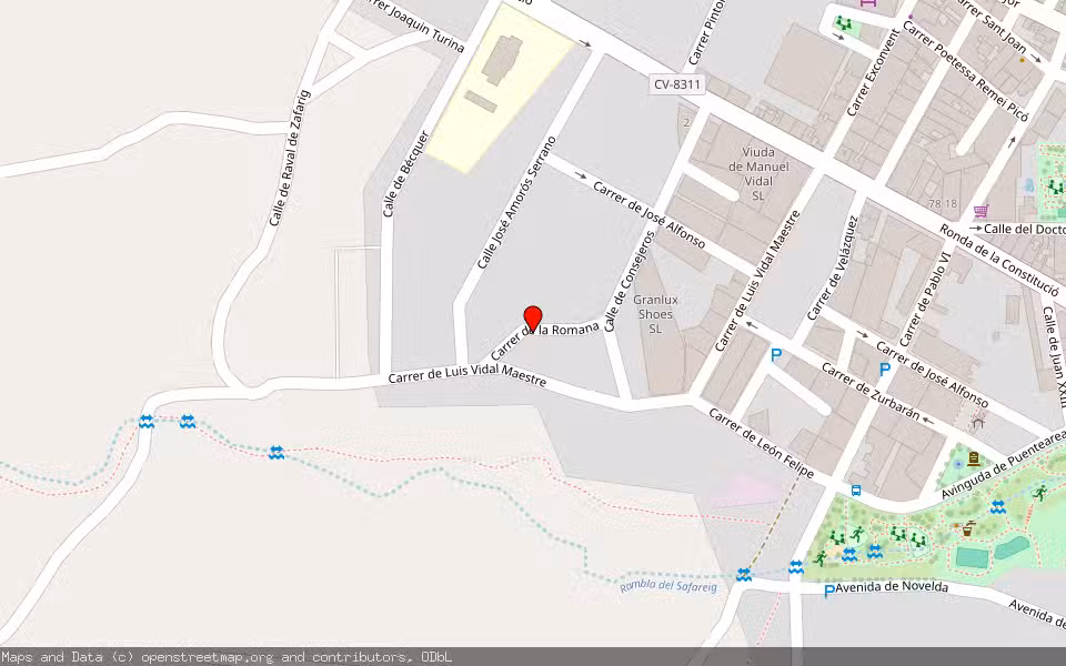 Mapa de Subasta Inmueble (Finca rústica) en Monovar, Alicante/Alacant