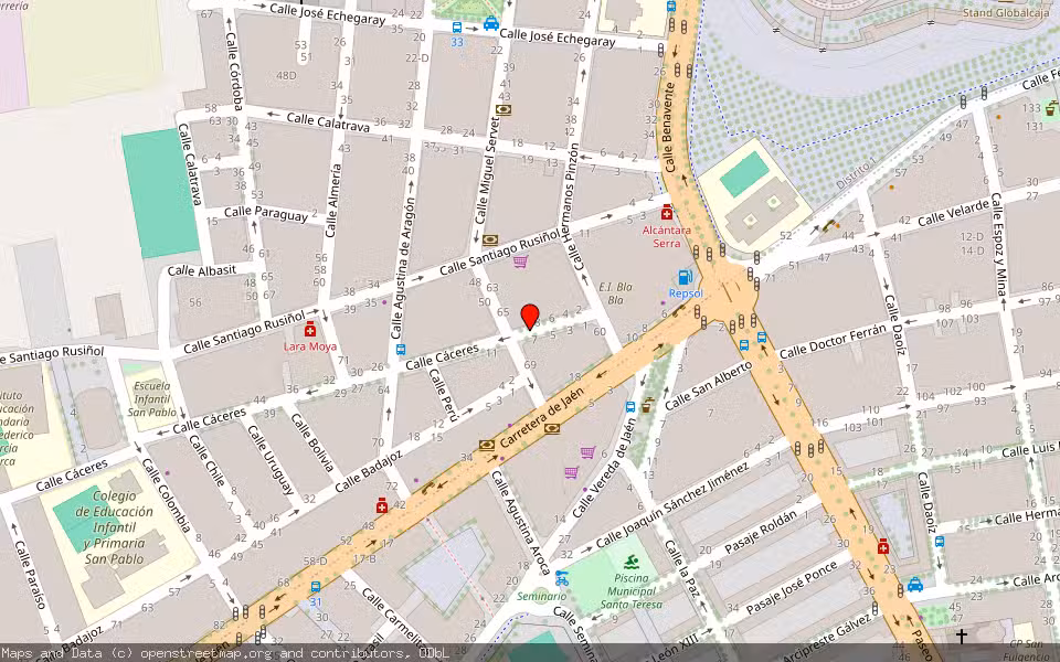 Mapa de Subasta Inmueble (Vivienda) en Albacete