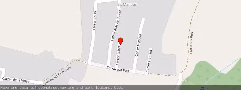 Mapa de Subasta de Inmueble (Vivienda) en El Catllar, Tarragona 