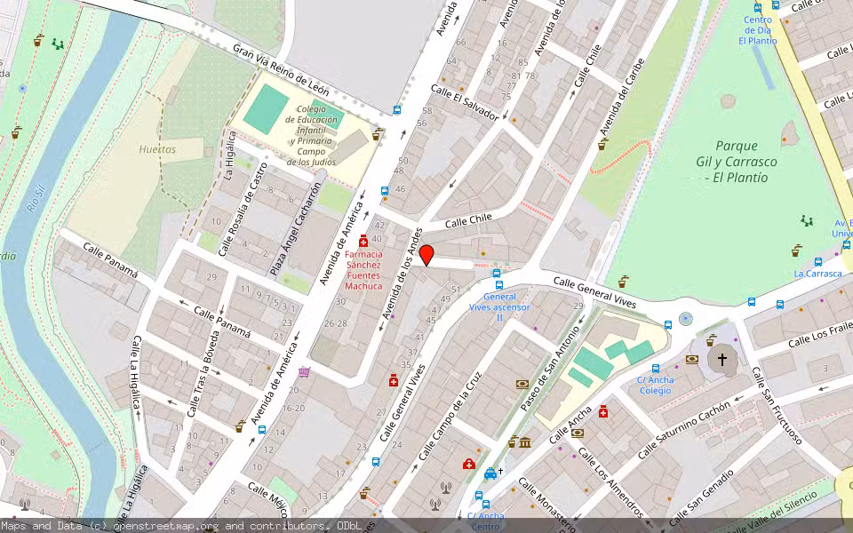 Mapa de Subasta Inmueble (Vivienda) en Ponferrada, León