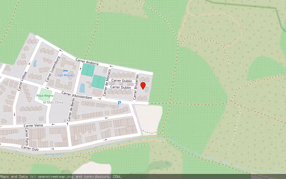 Mapa de Subasta Inmueble (Vivienda) en Roses, Girona