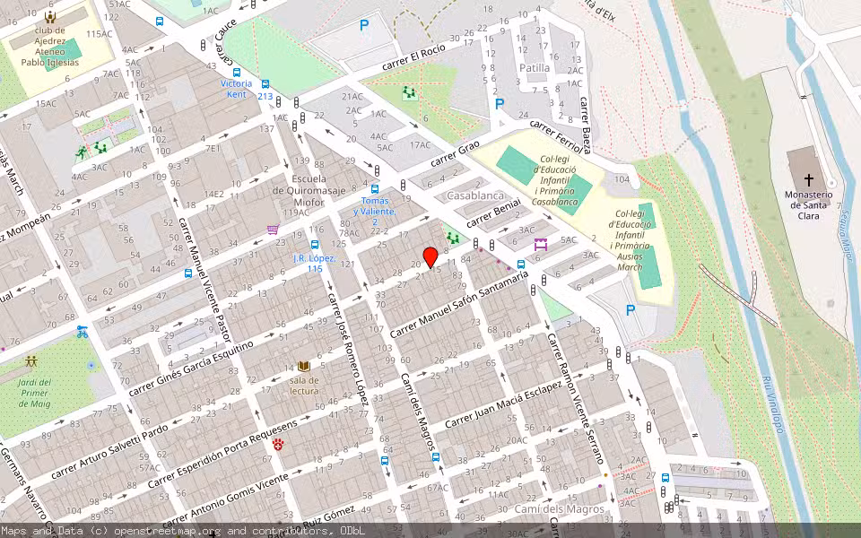 Mapa de Subasta Inmueble (Vivienda) en Elche, Alicante/Alacant