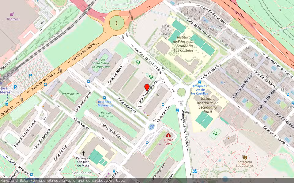 Mapa de Subasta Inmueble (Vivienda) en Alcorcon, Madrid