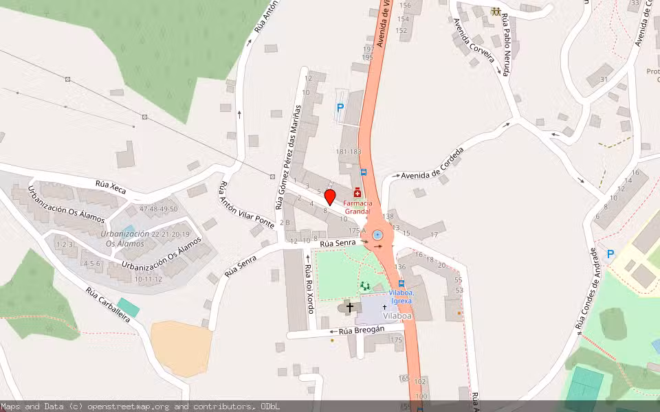 Mapa de Subasta Inmueble (Trastero) en Culleredo, A Coruña