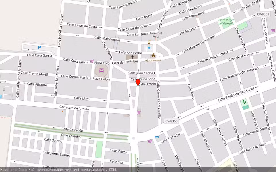 Mapa de Subasta Inmueble (Vivienda) en Pinso, Alicante/Alacant