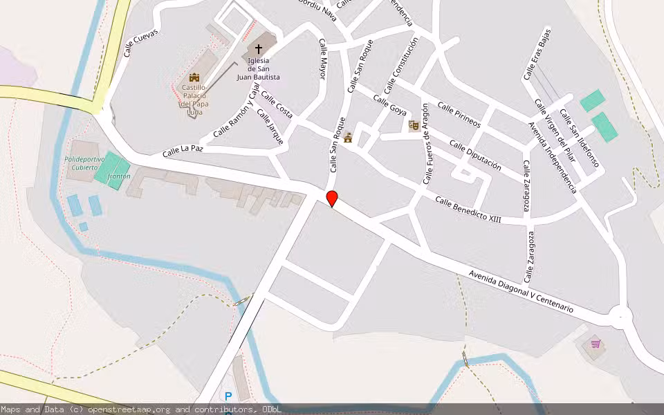 Mapa de Subasta Inmueble (Vivienda) en Illueca, Zaragoza