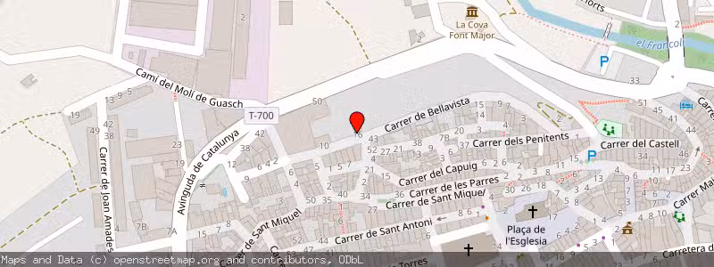 Mapa de Subasta de Inmueble (Vivienda) en Espluga De Francoli, Tarragona 