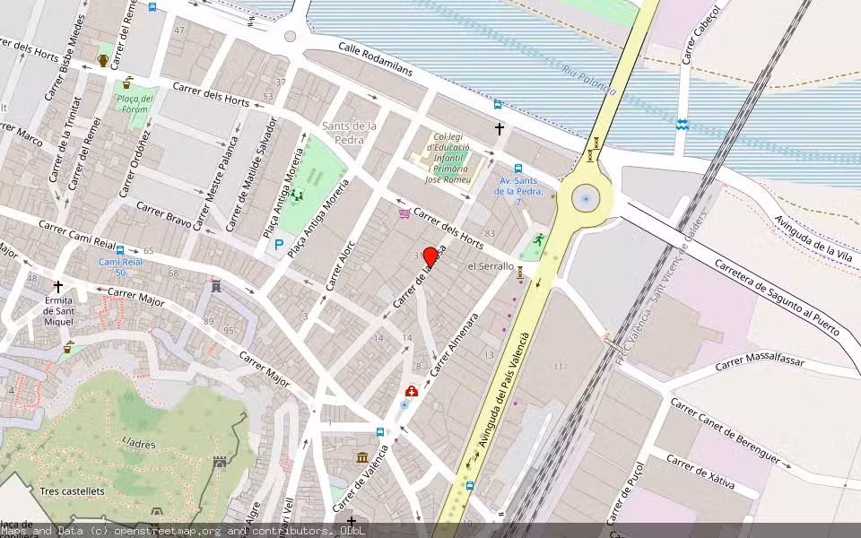 Mapa de Subasta Inmueble (Otros) en Sagunto, Valencia/València