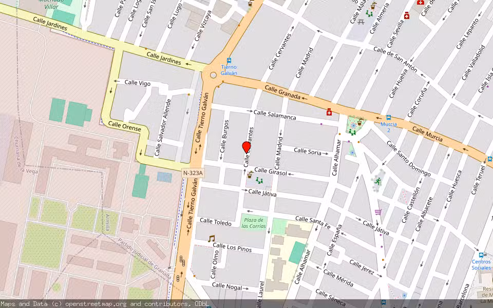 Mapa de Subasta Inmueble (Vivienda) en Armilla, Granada