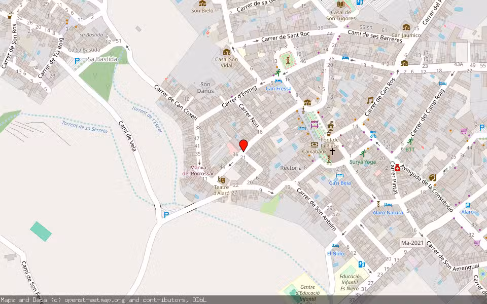 Mapa de Subasta Inmueble (Vivienda) en Alaro, Illes Balears
