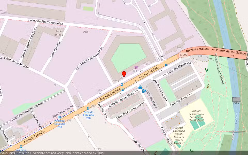 Mapa de Subasta Inmueble (Trastero) en Zaragoza