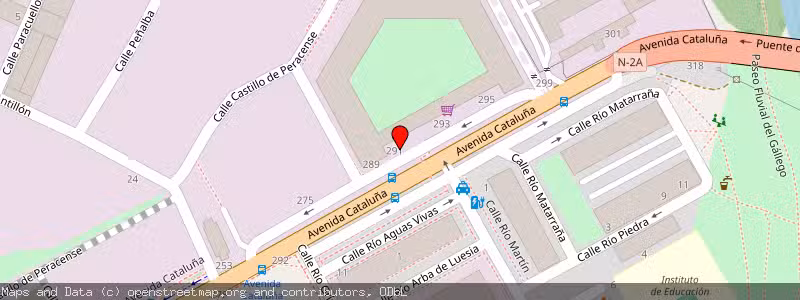 Mapa de Subasta de Inmueble (Trastero) en Zaragoza, Zaragoza 