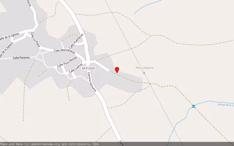 Mapa de Subasta Inmueble (Finca rústica) en Zamora