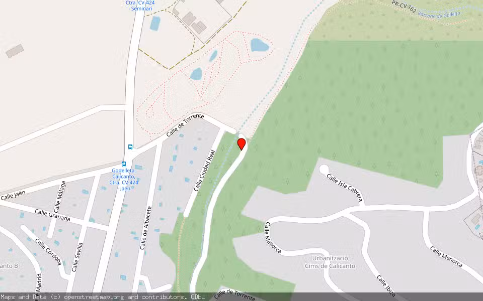 Mapa de Subasta Inmueble (Solar) en Godelleta, Valencia/València