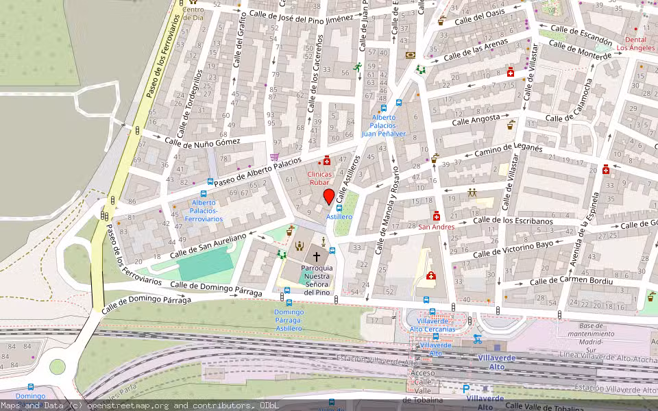 Mapa de Subasta Inmueble (Vivienda) en Madrid