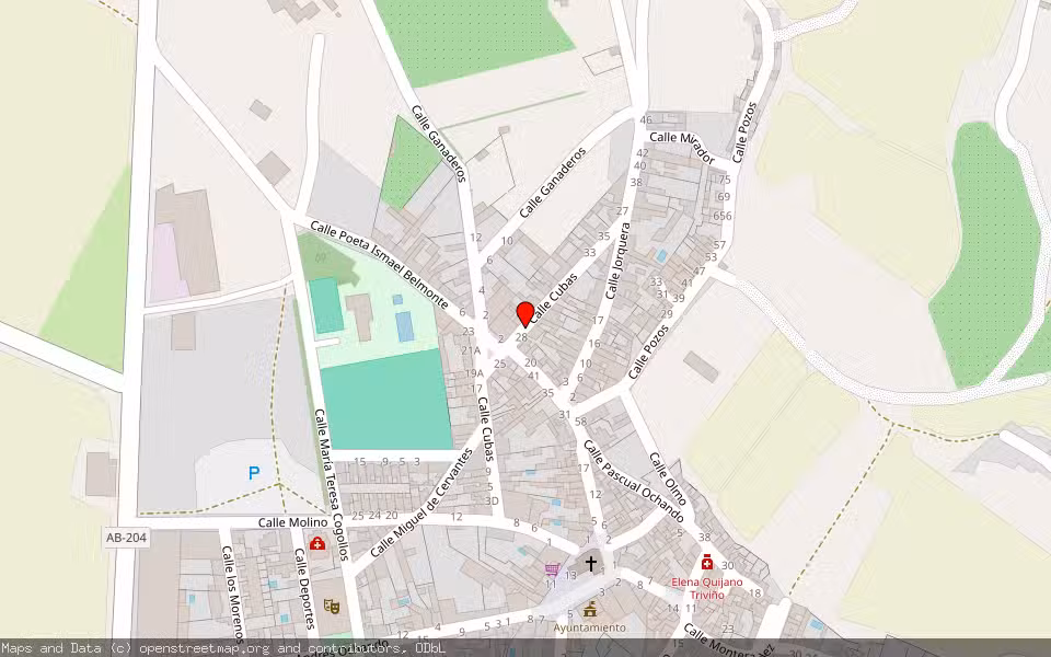 Mapa de Subasta Inmueble (Vivienda) en Casas De Juan Nuñez, Albacete