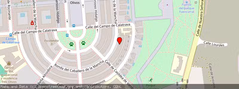 Mapa de Subasta de Inmueble (Vivienda) en Madrid, Madrid 