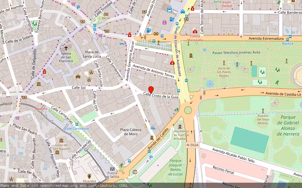 Mapa de Subasta Inmueble (Vivienda) en Talavera De La Reina, Toledo
