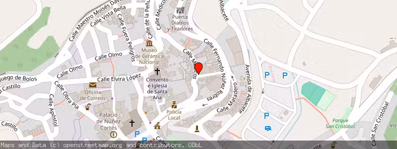 Mapa de Subasta de Inmueble (Nave industrial) en Chinchilla De Monte-aragon, Albacete 