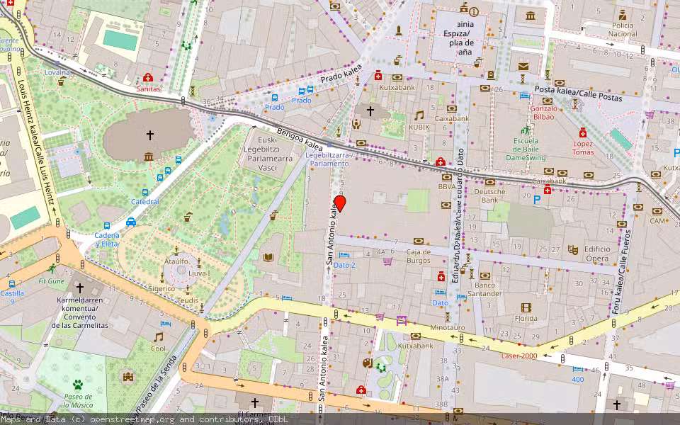 Mapa de Subasta Inmueble (Vivienda) en Vitoria-gasteiz, Araba/Álava