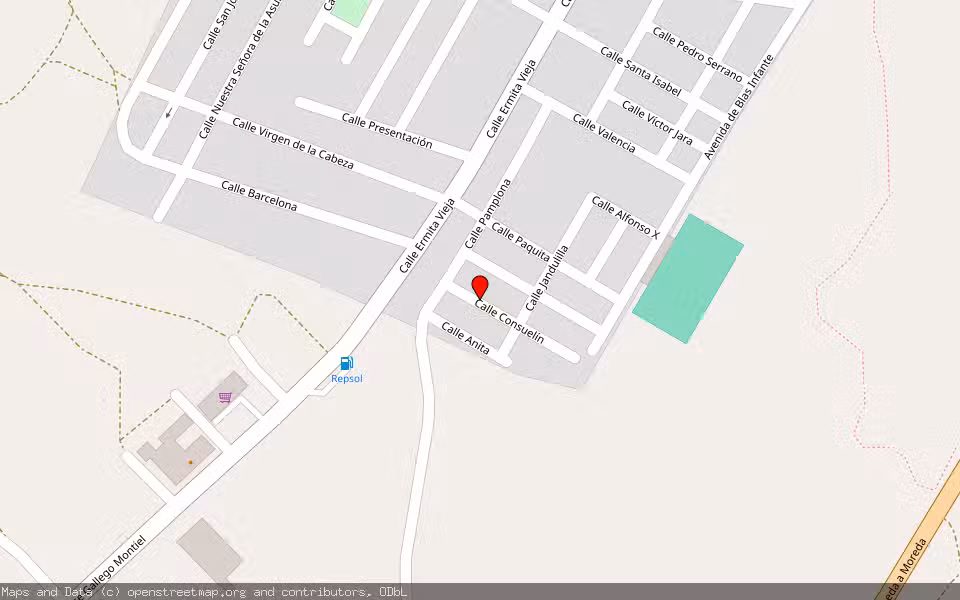 Mapa de Subasta Inmueble (Vivienda) en Jodar, Jaén