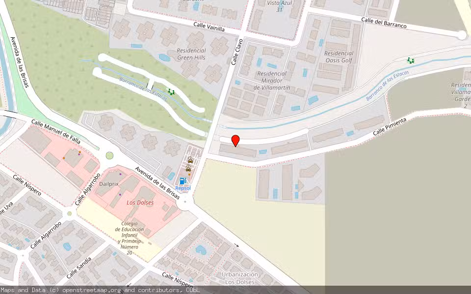 Mapa de Subasta Inmueble (Garaje) en Orihuela, Alicante/Alacant