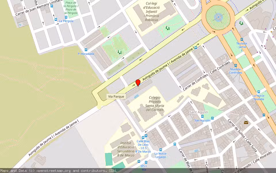 Mapa de Subasta Inmueble (Vivienda) en Alicante, Alicante/Alacant