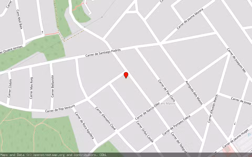 Mapa de Subasta Inmueble (Vivienda) en El Vendrell, Tarragona