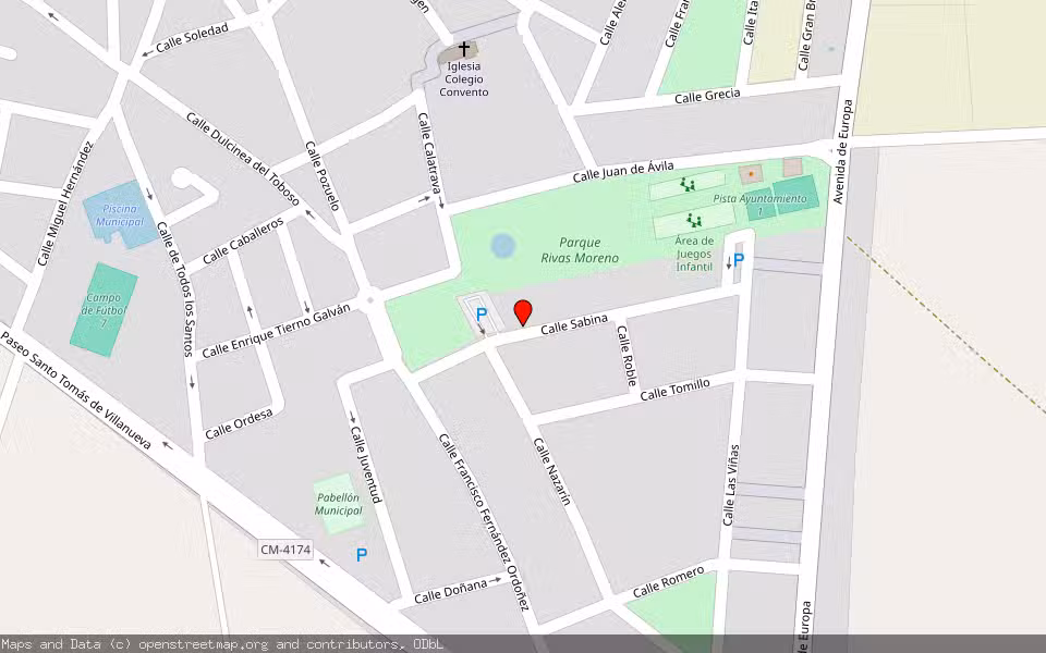 Mapa de Subasta Inmueble (Vivienda) en Miguelturra, Ciudad Real