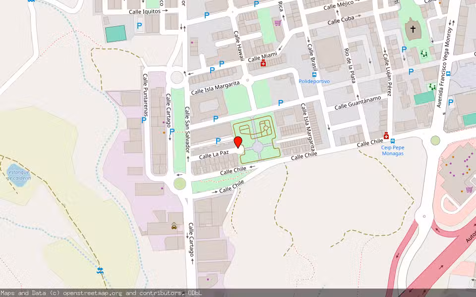 Mapa de Subasta Inmueble (Garaje) en San Bartolomé De Tirajana, Las Palmas