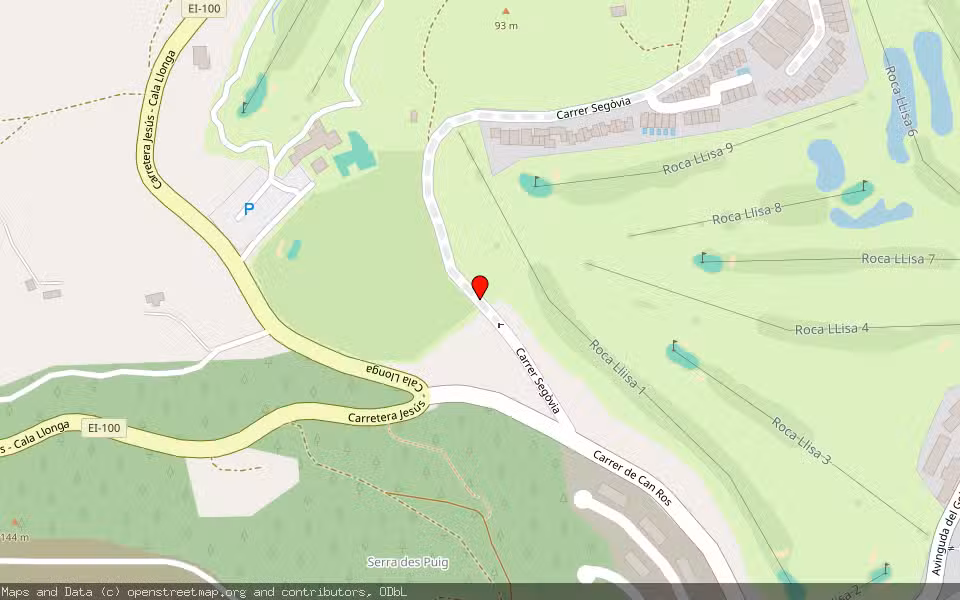 Mapa de Subasta Inmueble (Vivienda) en Santa Eulària Des Riu, Illes Balears