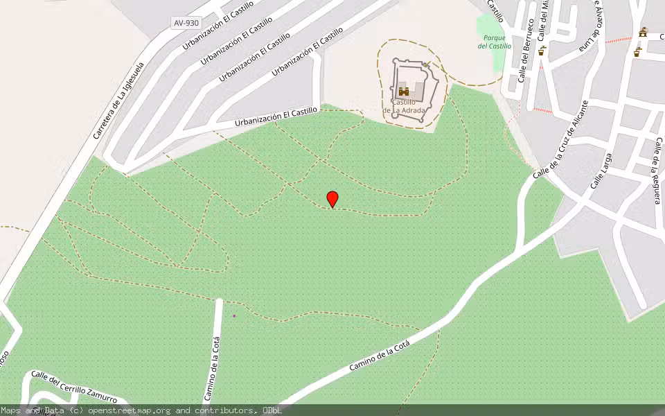 Mapa de Subasta Inmueble (Solar) en Adrada (la), Ávila