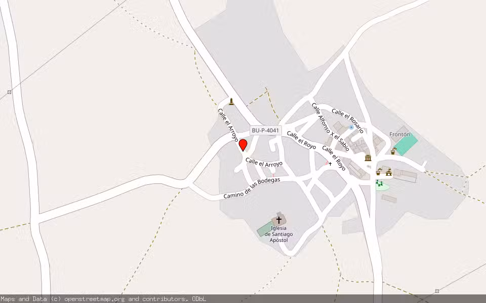 Mapa de Subasta Inmueble (Vivienda) en Villaldemiro, Burgos